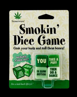 "Stoneware Smokin Dice Game"