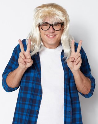 "Garth Alger Wig and Glasses - Saturday Night Live"