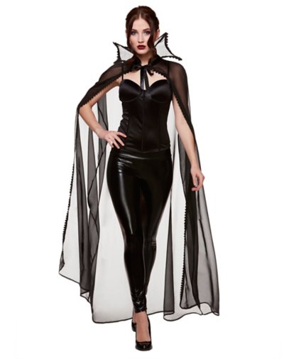 "Adult Sheer Vampire Cape"