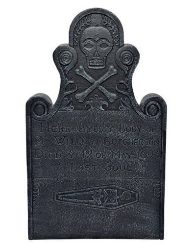 "30 Inch Billy Butcherson Tombstone - Hocus Pocus"