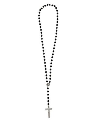 "Rosary Bead Necklace"