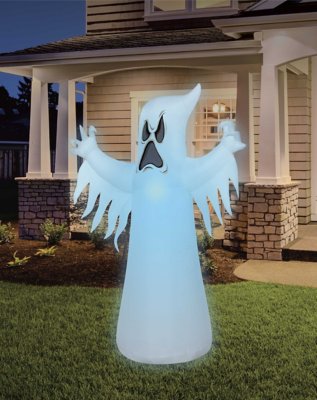 "4 Ft Light-Up Ghost Inflatable Decoration"