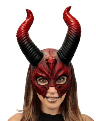"Devil Horn Half Mask"