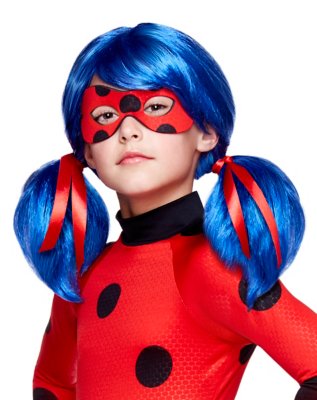 "Kids Ladybug Wig - Miraculous: Tales of Ladybug & Cat Noir"