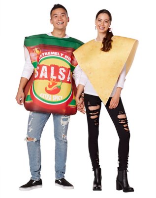 "Adult Chips and Salsa Couples Costume"