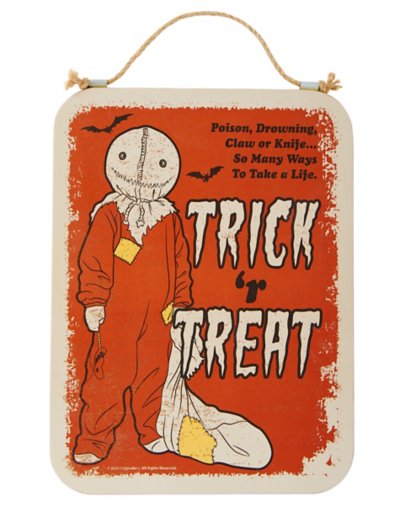 Take a Life Sam Sign - Trick 'r Treat