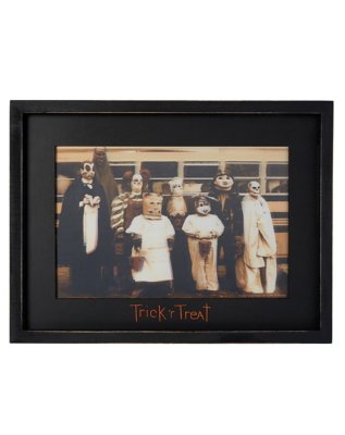 "Trick 'r Treat Bus Framed Picture"