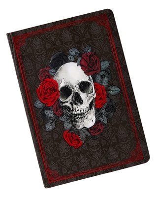"Gothic Noir Skull Journal"