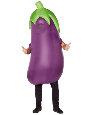 "Adult Eggplant Inflatable Costume"