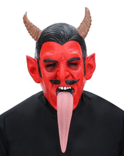 "Light-Up Devil Full Mask"