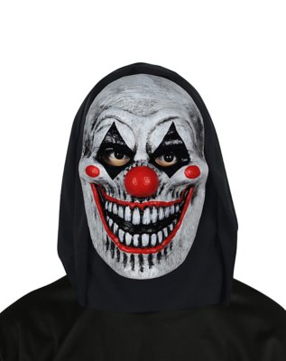 "Die Laughing Clown Half Mask"