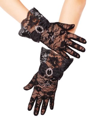 "Lace Vampire Gloves"
