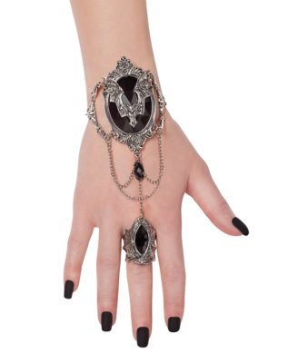"Vampire Bat Hand Chain"