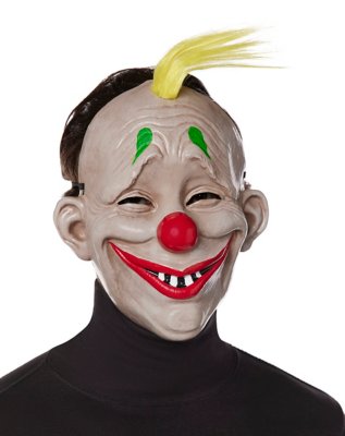 "Dopey the Clown Half Mask"