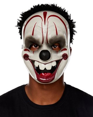 "Vintage Scary Clown Half Mask"