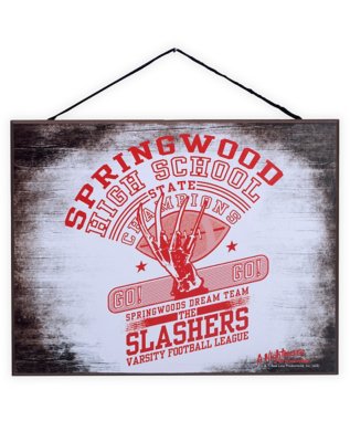 "Welcome to Springwood Sign - A Nightmare on Elm Street"