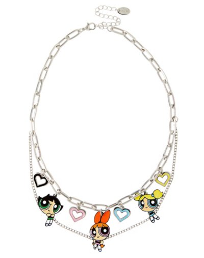 The Powerpuff Girls Charm Chain Necklace