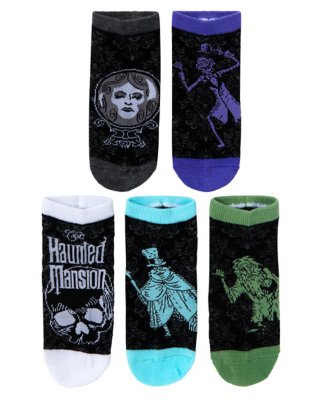 "Multi-Pack Haunted Mansion No Show Socks - 5 Pack"