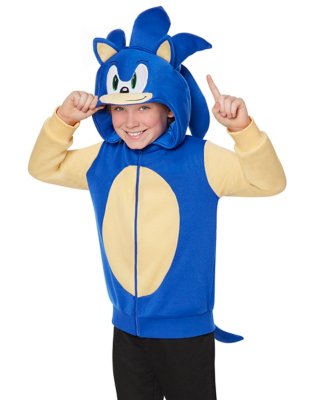 "Kids Sonic the Hedgehog Hoodie Costume"