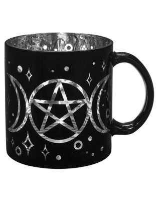 "Mystical Arts Pentagram Glass Mug"