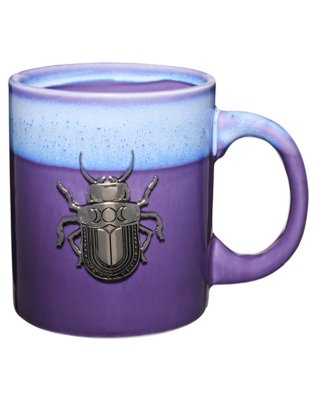 "Mystical Arts Purple Beetle Mug"