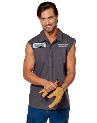 "Adult Hot 'n' Hard Welding Work Shirt"