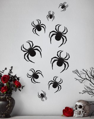 "Gothic Noir Spider Decals"