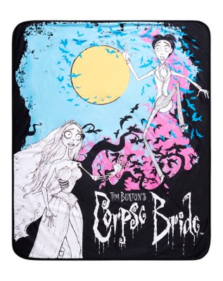 "Corpse Bride Reversible Fleece Blanket"