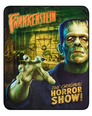 "Frankenstein Fleece Blanket - Universal Monsters"