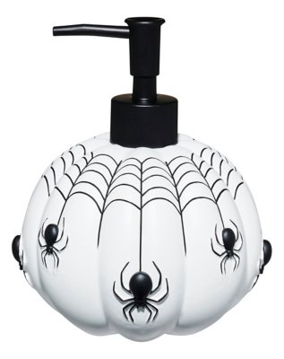 "Gothic Noir Spider Soap Dispenser"