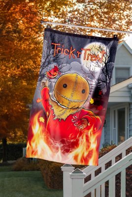 "Flaming Sam Flag - Trick 'r Treat"