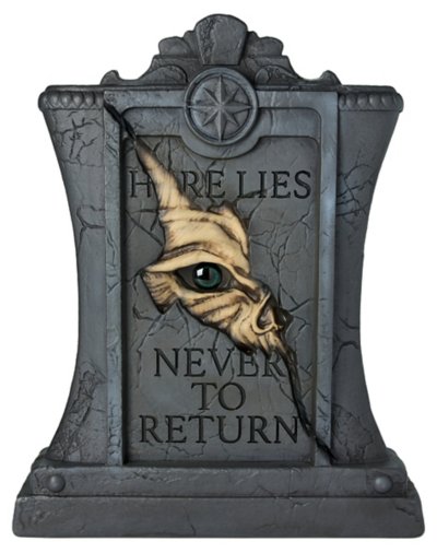 "24 Inch Never to Return Tombstone"