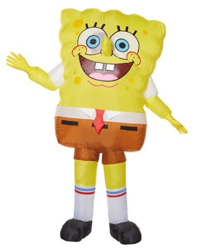 "Kids SpongeBob SquarePants Inflatable Costume"