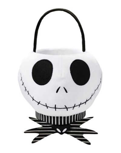 "Jack Skellington Plush Treat Basket - The Nightmare Before Christmas"