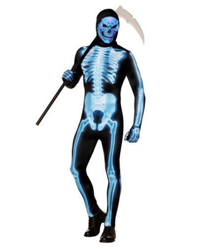 "Adult Light-Up X-Ray Skeleton Costume"