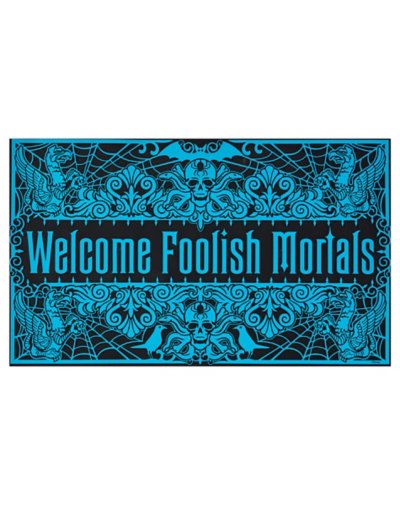 "Welcome Foolish Mortals Doormat - Disney The Haunted Mansion"
