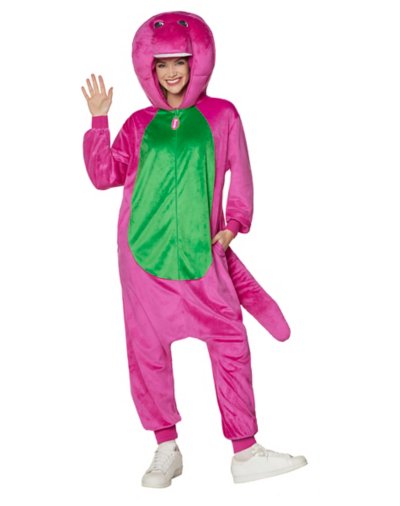 "Adult Barney Jumpsuit"