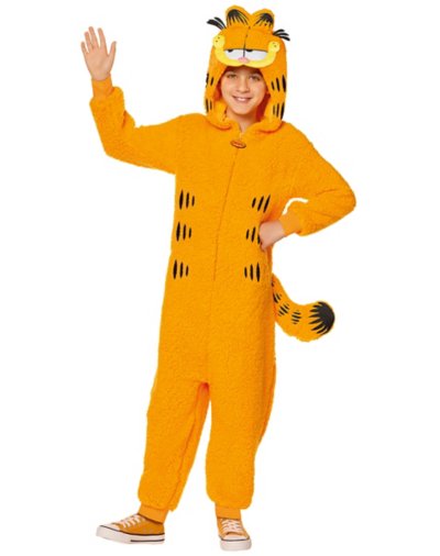 "Kids Garfield Jumpsuit Costume"