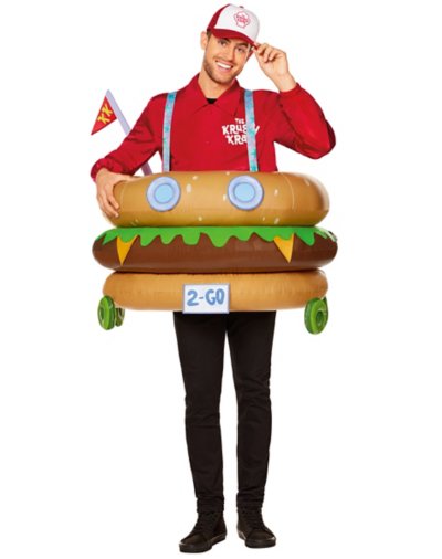 "Adult Patty Wagon Ride-Along Inflatable Costume - SpongeBob SquarePant"