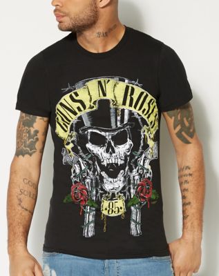 Guns and cheap roses graphic tee