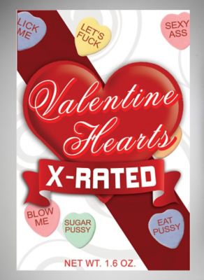 X-Rated Valentine Heart Candies - Spencer's