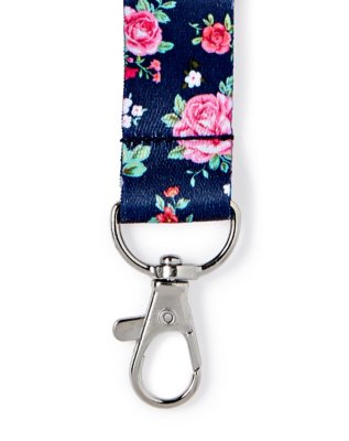 "Floral Pattern Lanyard"