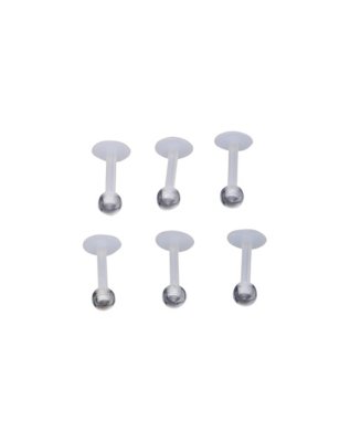 "Labret Retainer 6 Pack - 16 Gauge"