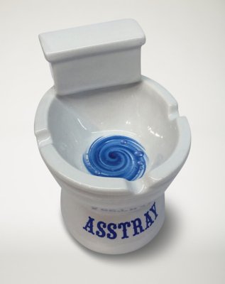 "Toilet Ass Ashtray - Ceramic"