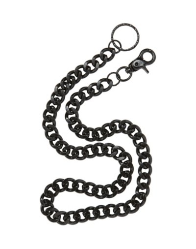 Black Link Wallet Chain