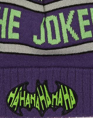 The Joker Pom Beanie Hat - Spencer’s