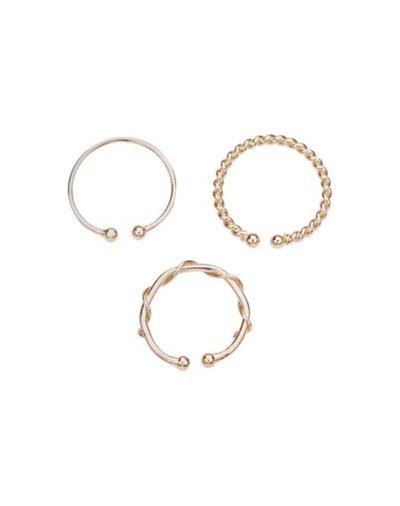 Fake Hoop Belly Rings - 3 pack