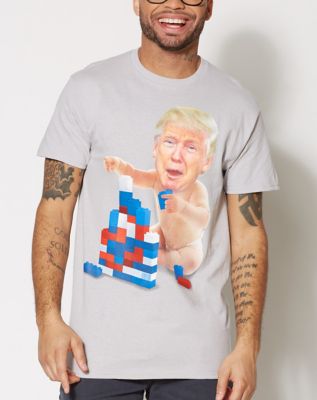 Baby Trump Block Wall T Shirt