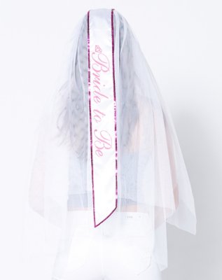 "Bride-To-Be Veil Sash"