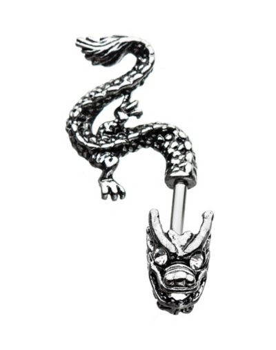 Chinese Dragon Barbell - 14 Gauge